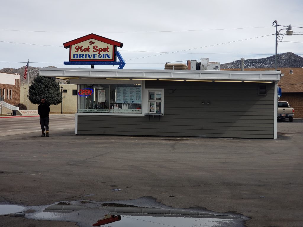 Roadside drive-in in Utah