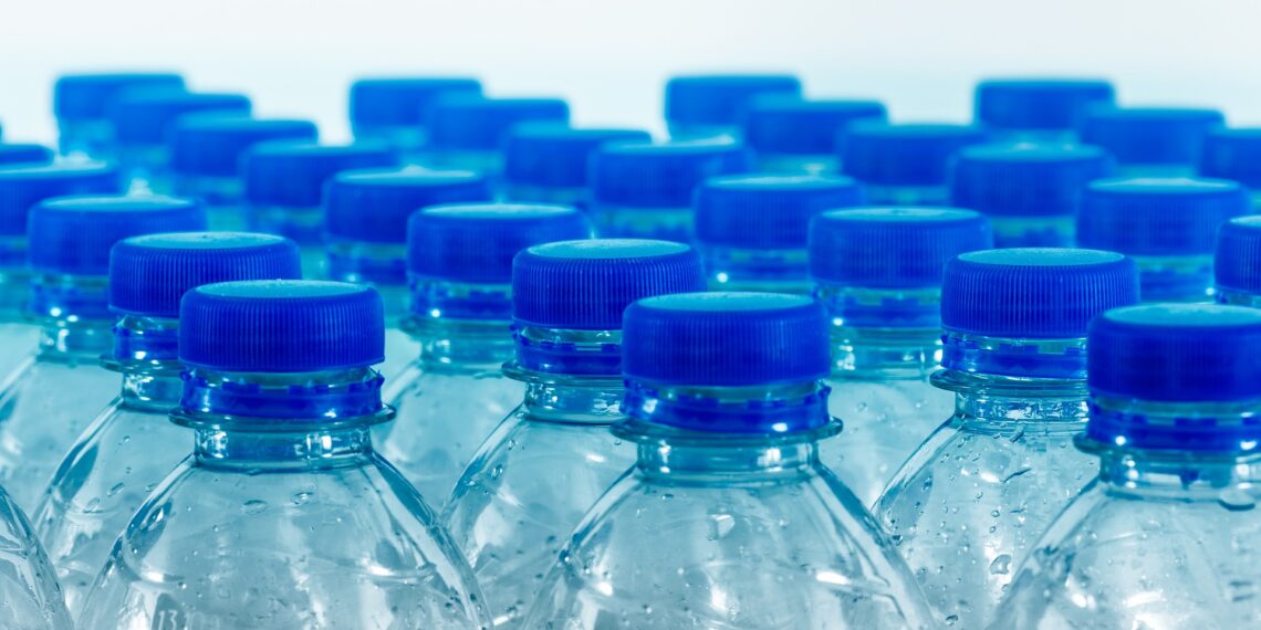 Plastic water bottles